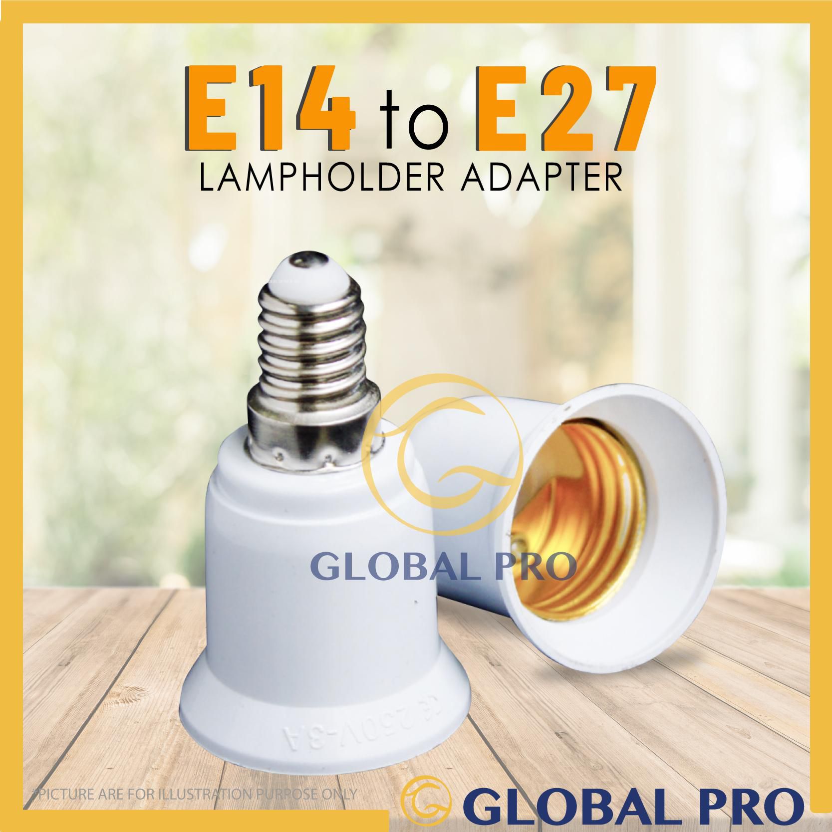[1PC] E14 to E27 Lampholder Converter Lamp holder Light Socket Light Lamp Bulb Adapter