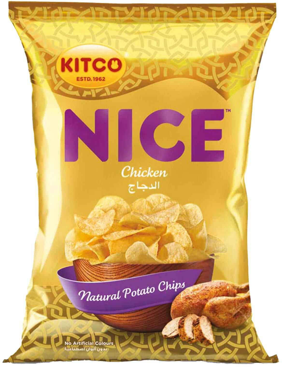 Kitco, potato chips, chicken flavor 21g