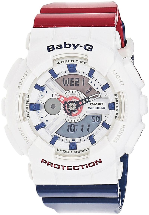 Casio Baby-G Women's Multi Color Dial Resin Band Watch - BA-110TR-7ADR