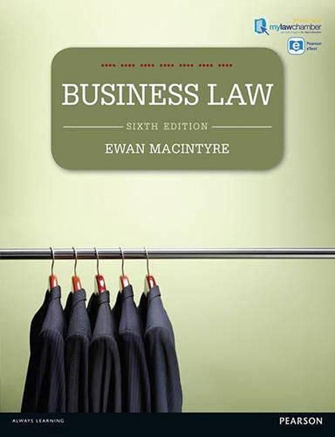 Pearson Business Law MyLawChamber Pack ,Ed. :6