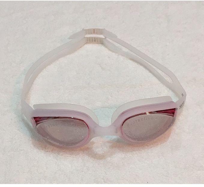 Spirit S-102 Swimming Goggles With Ear Plugs - Anti Fog UV Protection Water Proof - Pink/White