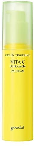 GOODAL Green Tangerine Vitamin C Dark Circle Eye Cream | Intensive Dark Circle Relief and Elasticity Treatment, Gentle, Non-irritating, Anti-Aging and Anti-Wrinkle Care (Ver.2)
