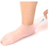 GCL Silicone Full Foot Socks, Gel Moisturizing Socks SEBS Protective Heel Anti-crack Socks Waterproof Beach Socks Helps To Remove Calluses Corns Dry Or Cracked Foot Skin (L(39-41), Skin Color)