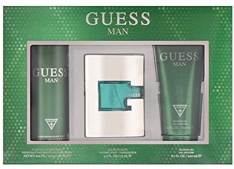 GUESS 3 Piece Gift Set For Men, 2.5 Oz