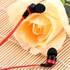 FSGS Red In-Ear Awei ES - 13i 1.2m Cable Length With Mic For Mobile Phone Tablet PC Earphone 20569