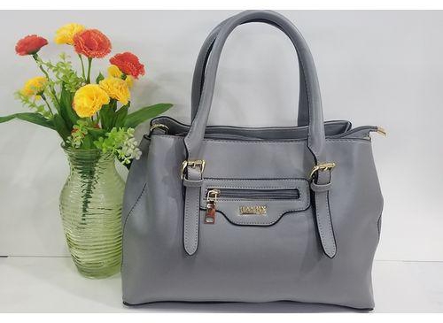 Fashion Grey PU Leather Hand Bag