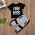 Buy 2Pcs Toddler Kids Baby Boy Mini Boss T-shirt Tops Pants Harem Outfits Set Clothes 1-6T Online in Saudi Arabia. 859308042