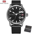 Mini Focus MF0022G Leather Watch - For Men - Black/White