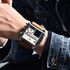 New Design LED Digit Dual Display Men Watches Big Size Square Dial Leather Sport Men's Wristwatches Luxury Brand Watch