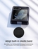 Nilkin Case for Samsung Galaxy Z Flip 5 (6.7" Inch) Qin Genuine Classic Leather Flip