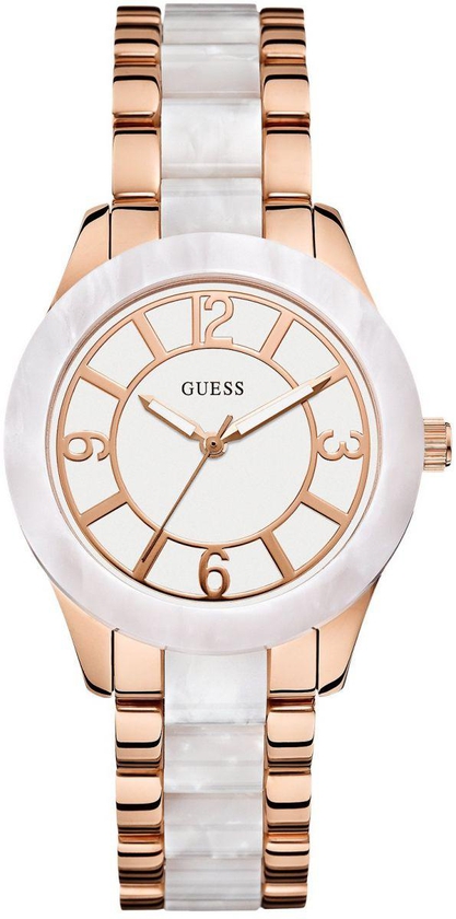Guess for Women - Casual Stainless Steel Band Watch - U0074L2