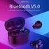 A6 Bluetooth 5.0 Wirless Earbuds In-ear Stereo Earphones With Mic Charger-Black