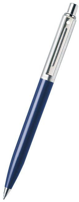Sheaffer Sentinel Blue Ballpoint Pen With Chrome Trim