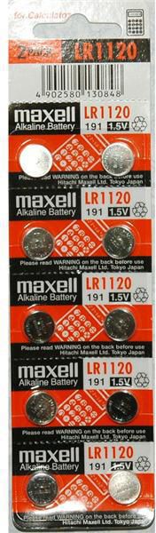 5 x  Maxell Watch Battery LR1120