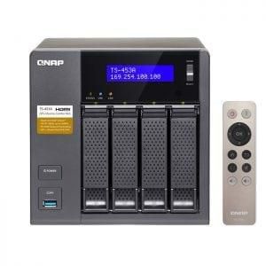 QNAP TS-453A 4-Bay Professional-Grade Network Attached Storage, Supports 4K Playback (TS-453A-4G)