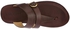 Ruosh Men's Brown Leather Sandals and Floaters - 7.5 UK/India (41 EU)(8.5 US)