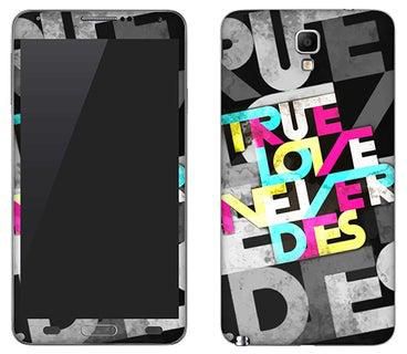 Vinyl Skin Decal For Samsung Galaxy Note 3 True Love Never Dies
