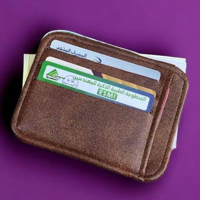 Genuine Leather Card Holder For Cards And Money, 12 Pockets, Scratch And Water Resistant