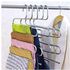 Fashion 5 Layers S Shape Multi-Purpose Stainless Steel Hanger