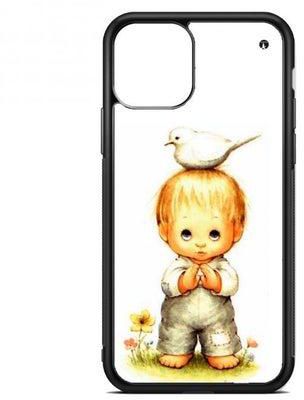 PRINTED Phone Cover FOR IPHONE 12 MINI Small Kid With Bird