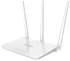 Tenda F3 Wireless 2.4GHz 300Mbps WiFi Router With 3*5dBi External Antennas(White)