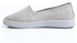 Casual Loafer Shoes For Women With Gift Anklet - Grey
