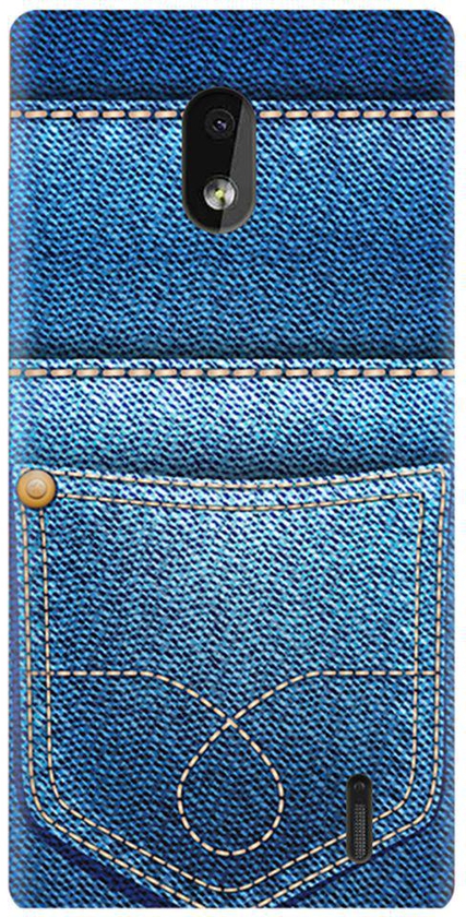 Protective Case Cover For Nokia 2.2 Jeans Pattern