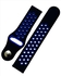 حزام سيليكون 22 مم متوافق مع GT2 46 - GT3 46 - GT2 Pro - GT2E - أسود / أزرق
