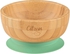 Citron Organic Bamboo Bowl 300ml Suction + Spoon Pastel Green