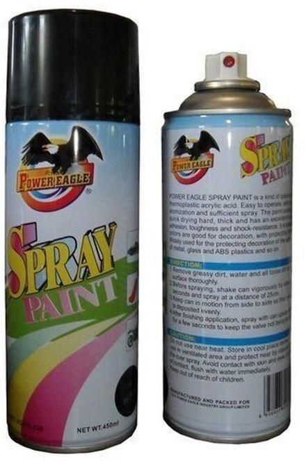 Power Eagle Spray Paint Black
