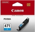 Canon CLI471 C0401C001AA Inkjet Cartridge Cyan