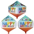 Happy Birthday 3D Balloon – Flags