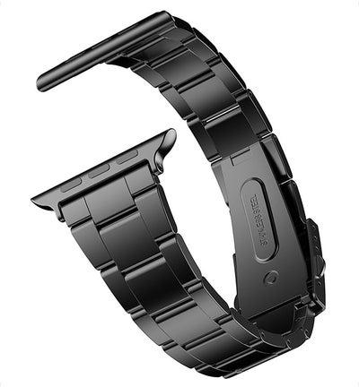 Band Stainless Steel Strap Apple Watch Series 42mm Black