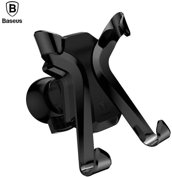 Baseus X-Shaped Air Vent Car Mount Phone Holder (Black)