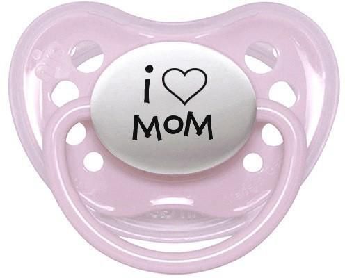 Little Mico I Love Mom Pacifier - Pink