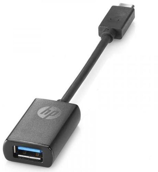 HP USB-C To USB 3.0 Adapter Converter Black