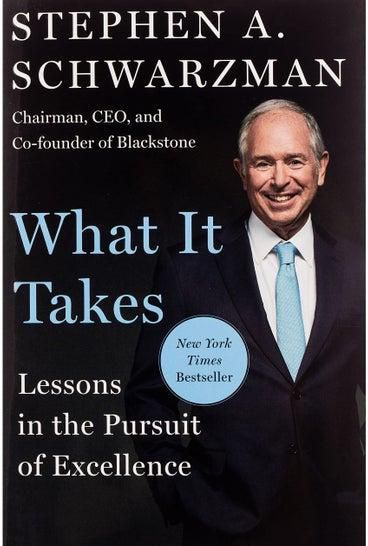 What It Takes: Lessons In The Pursuit Of Excellence Paperback
