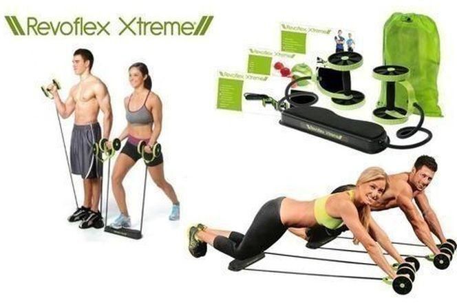 Revoflex Xtreme Home Total Body Fitness AbsTraining Rollers.
