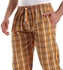 Shorto 4042 - Check Pajama Pants - Orange / White / Multicolored