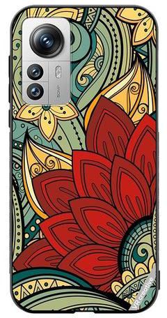 Protective Case Cover For Xiaomi 12X Flower Design Multicolour