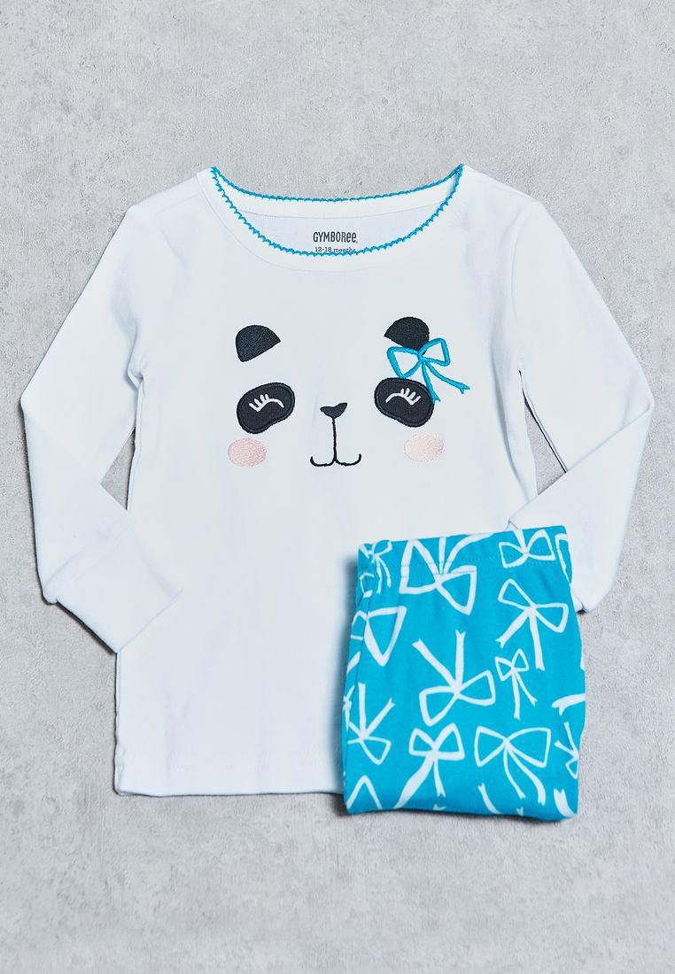Kids Panda Pyjama Set