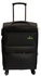 Generic PU Lightweight Travel Suitcase-Black