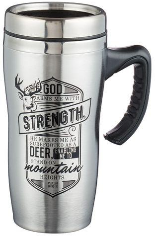 Generic God Arms With Strength-Travel mug