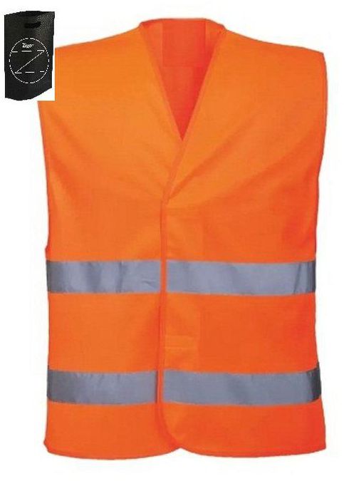Vest Safety Reflective Orange+zigor Special Bag