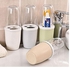 Toothbrush Holder With Cover - Beige