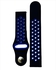 22mm Silicon Strap For Xiaomi Watch Color Sport Color 2 S1 Active/ Huami Amazfit GTR 47mm GTR 3 Pro- Black/Blue