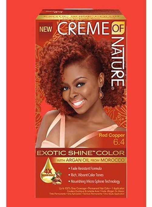 Creme Of Nature Exotic Shine Color Hair Color Dye Red Copper- # 6.4