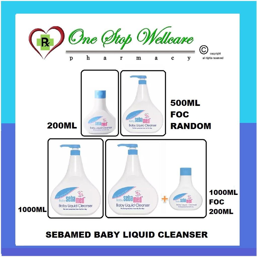 Sebamed Baby Liquid Cleanser 200ml / 500ml Foc Random