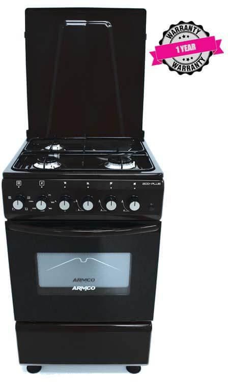 ARMCO Gas Cooker GC-F5531PX(BK) 3 gas,1 electric standing cooker