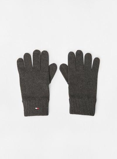 Pima Cotton Gloves Grey